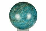 Bright Blue Apatite Sphere - Madagascar #249144-1